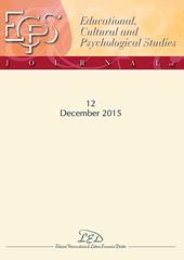 Journal of educational, cultural and psychological studies (ECPS Journal) (2015). Ediz. italiana, inglese e spagnola. Vol. 12
