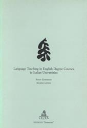 Language teaching in english degree courses in italian universities