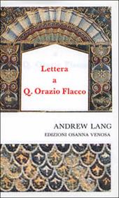 Lettera a Quinto Orazio Flacco