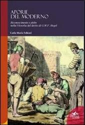 Aporie del moderno. Riconoscimento e plebe nella filosofia del diritto di G. W. F. Hegel