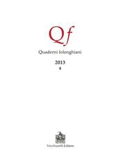 Quaderni folenghiani (2013). Vol. 8