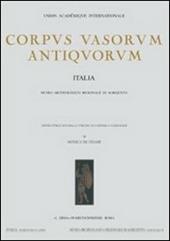 Corpus vasorum antiquorum. Italia. Ediz. illustrata. Vol. 72: Agrigento, Museo archeologico. Ceramica italiota a figure rosse.