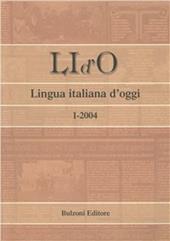 LI d'O. Lingua italiana d'oggi (2004). Vol. 1