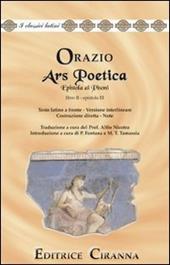 Ars poetica. Epistola ai Pisoni. Libro 2°, epistola 3ª. Versione interlineare. Testo latino a fronte