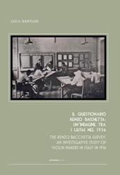 Il questionario Bacchetta, un'indagine tra i liutai nel 1936. Ediz. italiana e inglese