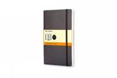 Taccuino Moleskine large a righe copertina morbida nero. Black