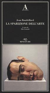 La sparizione dell'arte