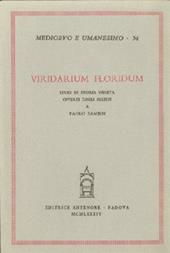 Viridarium floridum. Studi di storia veneta offerti dagli allievi a Paolo Sambin