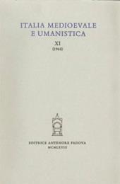Italia medioevale e umanistica. Vol. 11