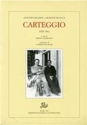 Carteggio (1929-1961)