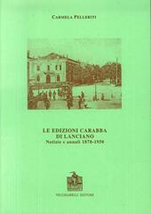 Le edizioni Carabba di Lanciano. Notizie e annali (1878-1950)