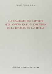 Las oraciones del salterio «Per annum» en el nuevo libro de la liturgia de las horas