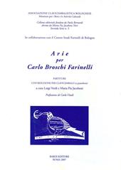 Arie per Carlo Broschi Farinelli. Partiture con riduzione per clavicembalo (o pianoforte). Seconda serie. Vol. 5