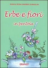 Erbe e fiori in pentola