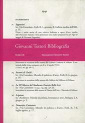 Giovanni Testori. Bibliografia