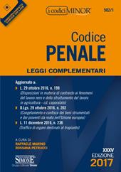 Codice penale. Leggi complementari. Ediz. minor