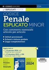 Codice penale esplicato Minor. Con commento essenziale articolo per articolo. Ediz. minor. Con Contenuto digitale per accesso on line: QR Code