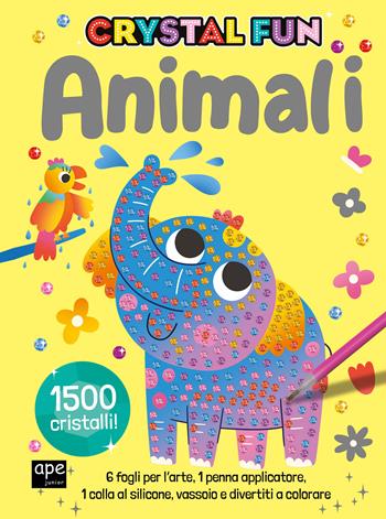 Animali. Crystal fun. Ediz. a colori. Con penna applicatore. Con spatola  - Libro Ape Junior 2024, Libri gioco | Libraccio.it