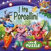 I tre porcellini. Libro puzzle