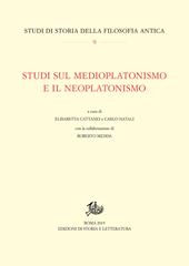 Studi sul medioplatonismo e il neoplatonismo