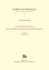 La filosofia morale di Giuseppe Capograssi e Pietro Piovani