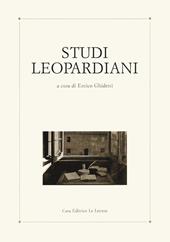 Studi leopardiani. Numero speciale in memoria di W. Binni