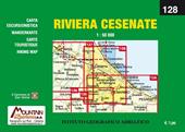 Riviera Cesenate. Carta dei sentieri 1:50.000. Ediz. italiana, inglese, francese e tedesca