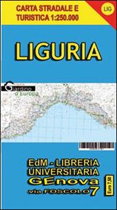 Carta stradale turistica della Liguria