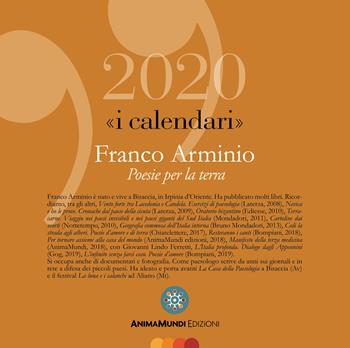 Poesie per la terra. Calendario 2020 - Franco Arminio - Libro AnimaMundi edizioni 2019, I calendari | Libraccio.it