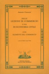 Delle lezioni di commercio o sia di economia civile