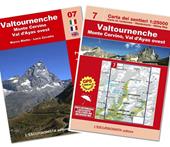 Valtournenche, monte Cervino trekking. Con cartina 1:250.000. Ediz. multilingue