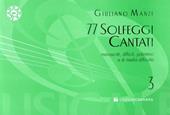 G. Manzi. Solfeggi Cantati Manoscritti vol. 3 (77 Solfeggi)