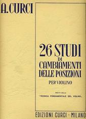 26 studi di cambiamenti delle posizioni per violino