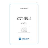 Cinco piezas. Campero, Romantico, Acentuado, Triston, Compadre. Spartito