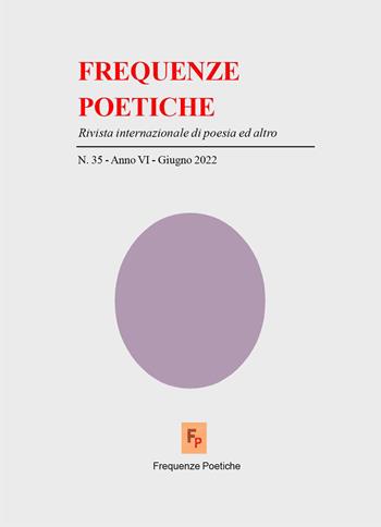 Frequenze poetiche. Rivista di poesia internazionale ed altro. Vol. 35 - Giorgio Moio - Libro Youcanprint 2022 | Libraccio.it