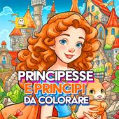 Principesse e principi da colorare. Ediz. illustrata. Con QR Code