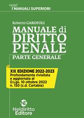 Manuale di diritto penale. Parte generale