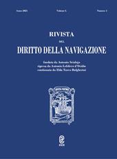 Rivista del diritto della navigazione (2021). Vol. 1