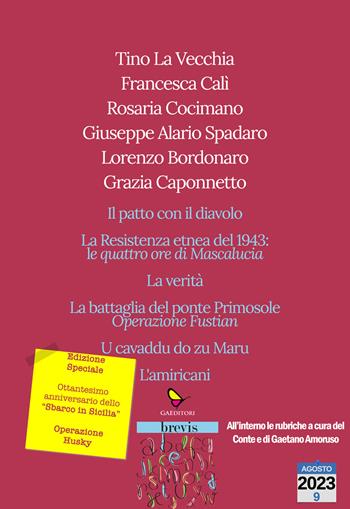 Lo sbarco in Sicilia. Ediz. speciale  - Libro GAEditori 2023, Brevis | Libraccio.it