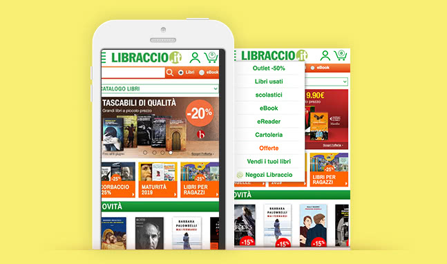 speciali app libraccio pagina app home